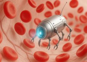 Ce nouveau microrobot trouve une application phare l’AVC, où il va délivrer le médicament exactement sur le site du caillot (Visuel Adobe Stock 1554271297).