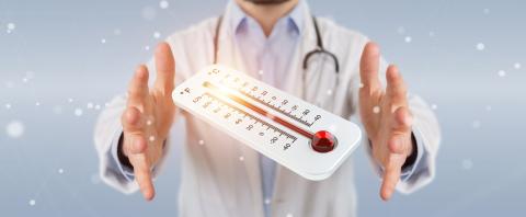 L'exposition à une température élevée neutralise le SARS-CoV-2 en moins d'une seconde (Visuel Adobe Stock 220503360). L'exposition à une température élevée neutralise le SARS-CoV-2 en moins d'une seconde (Visuel Adobe Stock 220503360).