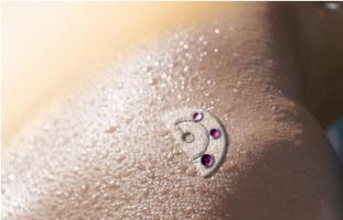 Ce patch analyse la sueur par chrono-échantillonnage (Visuel Jennifer M. McCann / Penn State)