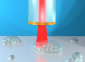 Une fibre unique d'imagerie ultrasonique capable d'accéder simultanément aux données spatiales 3D et aux propriétés mécaniques au niveau cellulaire ? (Visuel Dr Salvatore La Cavera) Une fibre unique d'imagerie ultrasonique capable d'accéder simultanément aux données spatiales 3D et aux propriétés mécaniques au niveau cellulaire ? (Visuel Dr Salvatore La Cavera)