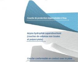 ConvaMaxTM, pansement hydrocellulaire superabsorbant indiqué pour la prise en charge des plaies aiguës et chroniques modérément à très exsudatives (Visuel ConvaTec) ConvaMaxTM, pansement hydrocellulaire superabsorbant indiqué pour la prise en charge des plaies aiguës et chroniques modérément à très exsudatives (Visuel ConvaTec)