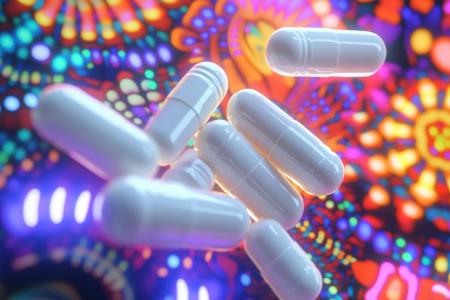 Malgré leurs différences chimiques, 5 composés psychédéliques affectent le cerveau de 2 manières similaires (Visuel Adobe Stock 1442300863).