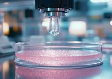 C'est le développement de des matériaux capables d’imiter les tissus humains et pouvant être contrôlés par la lumière (Visuel Adobe Stock 987708239)